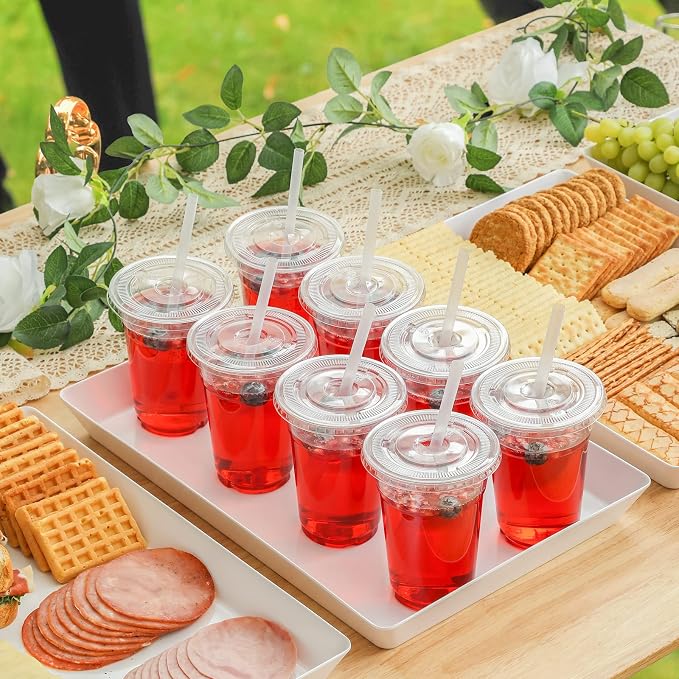VITEVER [100 Sets - 16oz Clear Plastic Cups - Image 7