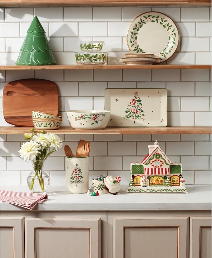 Lenox Holiday Bakeshop Cupcake Christmas Candy Jar - Image 6