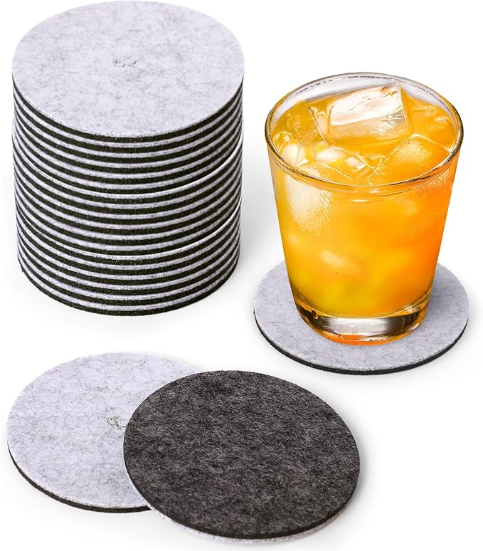 A&A Wonders Premium Felt Coasters by AAWONDERS