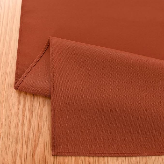 Wolkemer Farmhouse Rust Table Runner Dining Table Runners 48 Inches Long | - Image 3