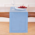 Solino Home 100% Pure Linen Dining Table Runner Cornflower Blue, 14 x 72 in | by SolinoHome
