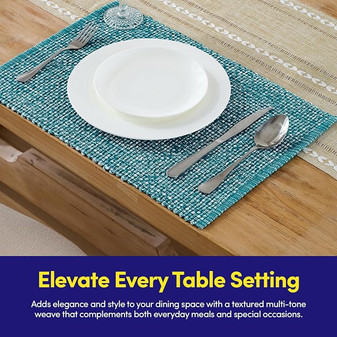 Sweet Home Collection 100% Cotton Placemats - Image 2