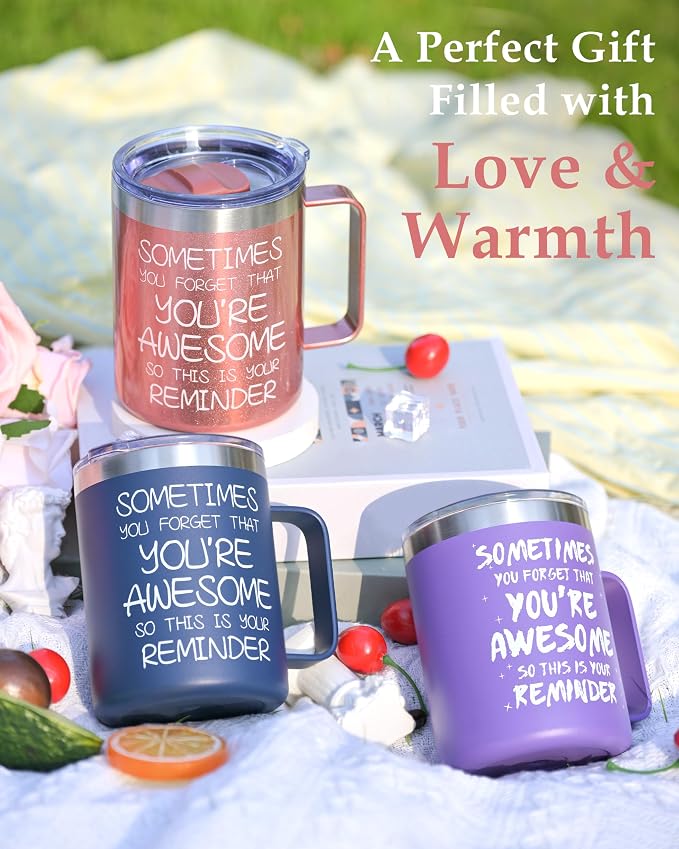 Inspirational Coffee Mug for Women, 12oz Insulated Stainless Steel Mug - Image 4