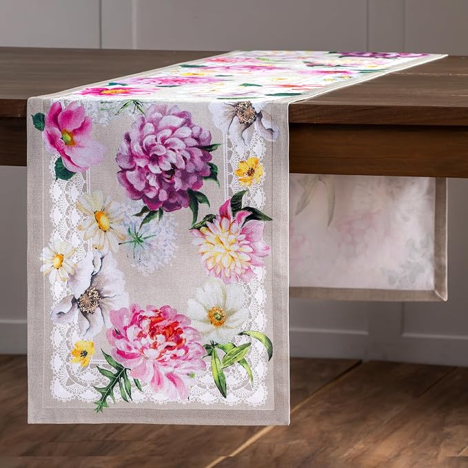 Maison d' Hermine Table Runner 100% Cotton 14.50" x 72" | Table Runners 72 - Image 8
