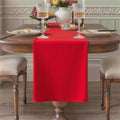 Red Table Runner, Waterproof Washable Runners 72 Inches Long | Reusable 12x72 by KAIPHO