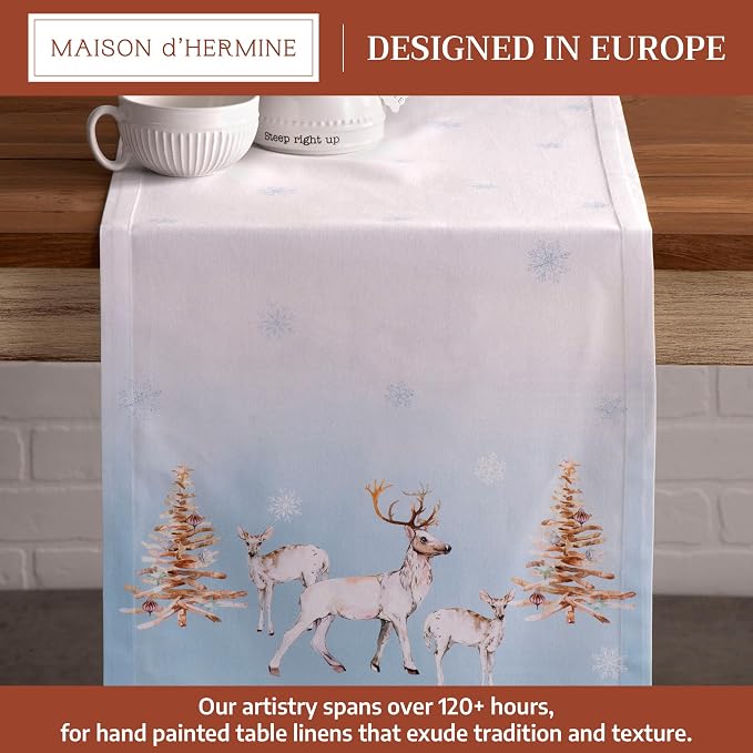 Maison d' Hermine Table Runner 100% Cotton 14.50" x 36" | Table Runners 36 - Image 2