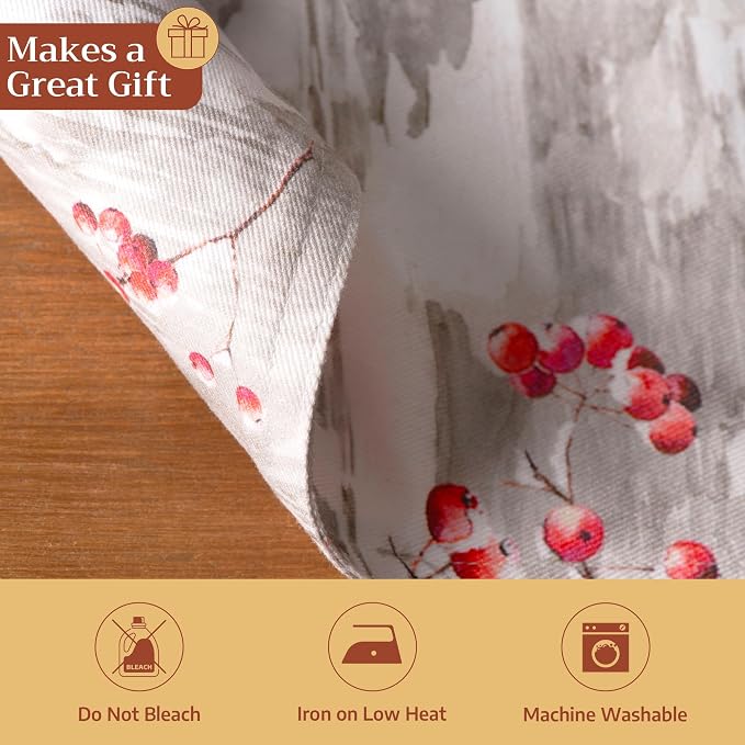 Maison d' Hermine Placemats Set of 4 Reusable 100% Cotton | Cloth Place Mats - Image 5
