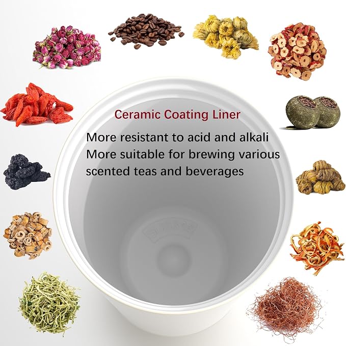 Travel Mug, Coffe mug, Coffe cup, Ceramic coating Lined, 316 Stainless Steel - Image 3