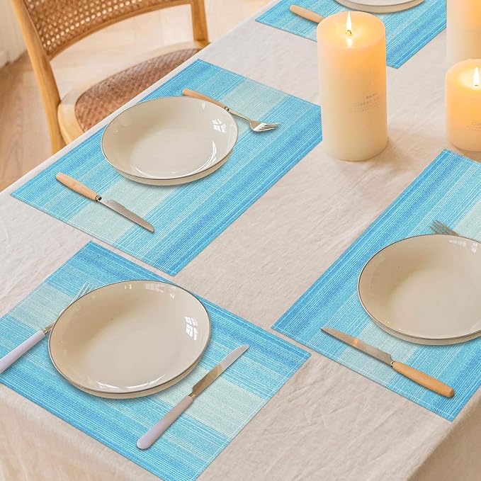 Placemats, Placemats Set of 4 Washable Place Mats, Heat Resistant Table Mats - Image 7