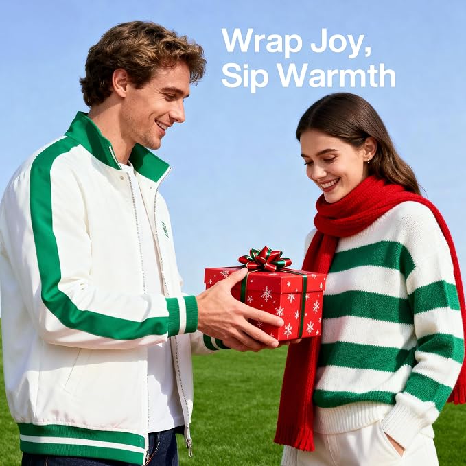 ENCOOL Christmas Insulated Water Bottle - Image 2