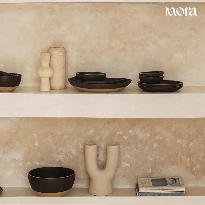 MORA Jumbo and Large Serving Dishes Set of 2, 13 inch and 12 inch Ceramic - Image 5