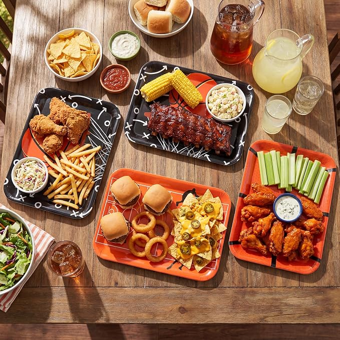 4 Pieces Basketball Serving Trays - Image 4