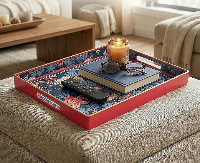 Decorative Tray, Marbling Plastic Tray - Image 5