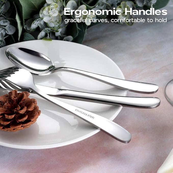 Onader 65 Piece Heavy Duty Silverware Set - Image 2