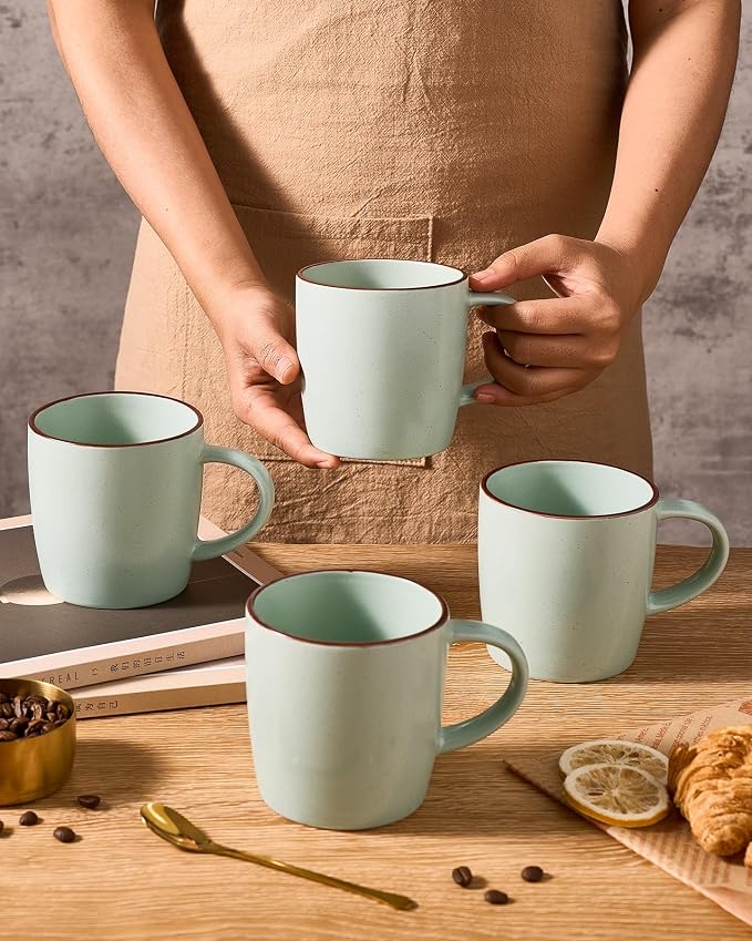 famiware Mercury Coffee Mugs 13 oz, Coffee Mugs Set of 4 - Image 7