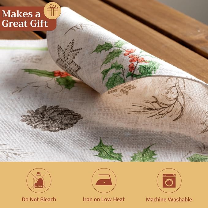 Maison d' Hermine Placemats Set of 4 Reusable 100% Cotton | Cloth Place Mats - Image 5