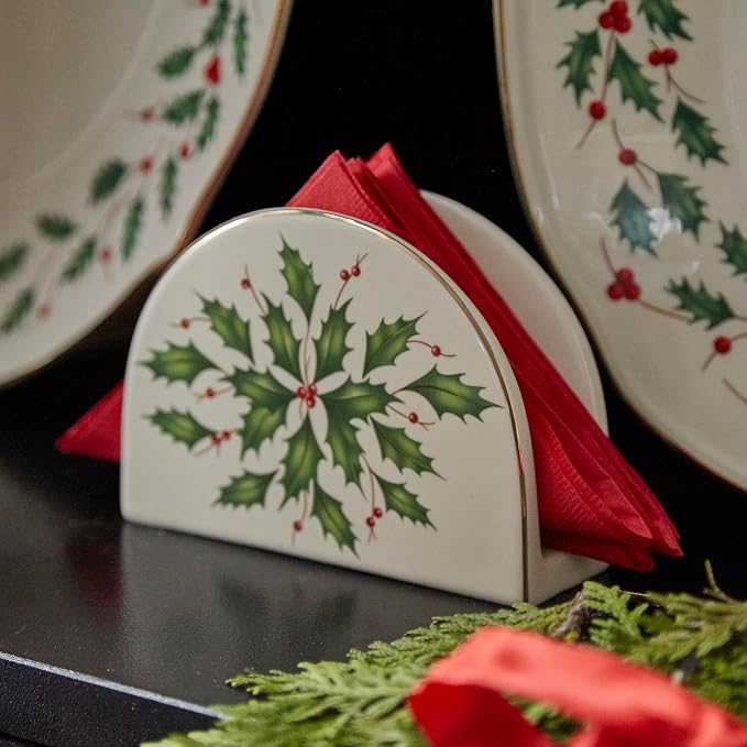Lenox 870004 Hosting The Holidays Napkin Holder - Image 4