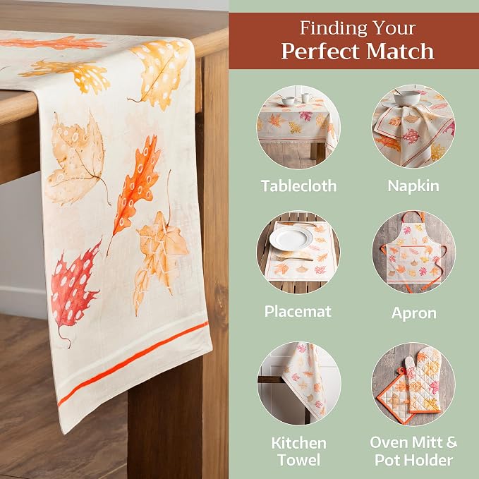 Maison d' Hermine Table Runner 100% Cotton 14.50" x 72" | Table Runners 72 - Image 5