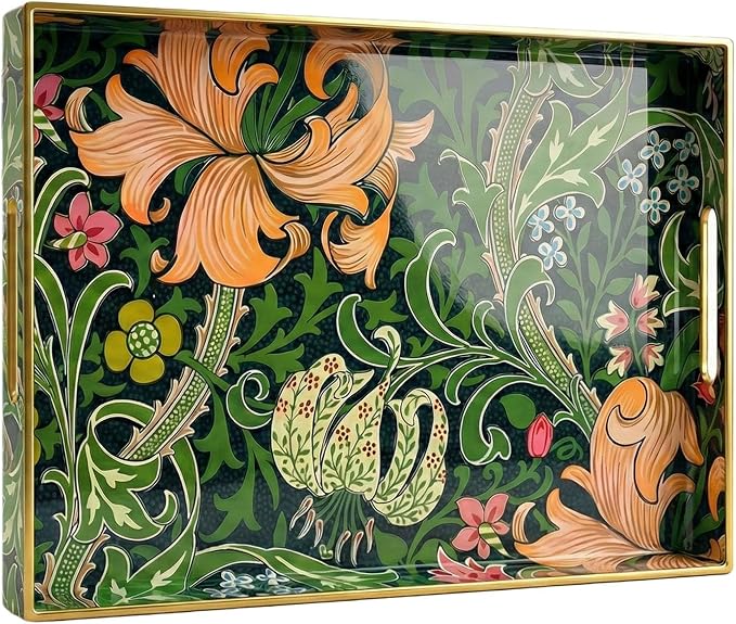Decorative Tray, Marbling Plastic Tray by Zosenley