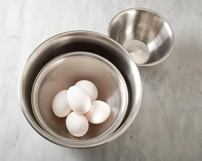 Fox Run Large Stainless Steel Mixing Bowl, 6.25-Quart, 11.75 x 5.5 inches - Image 2