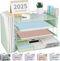 Desk Organizer, 4-Tier Desktop File Organizer by OPNICE