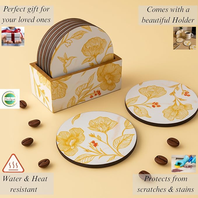 Wooden Coasters for Drinks - Image 4