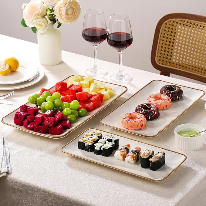Ceramic Rectangle Serving Platter - Image 6