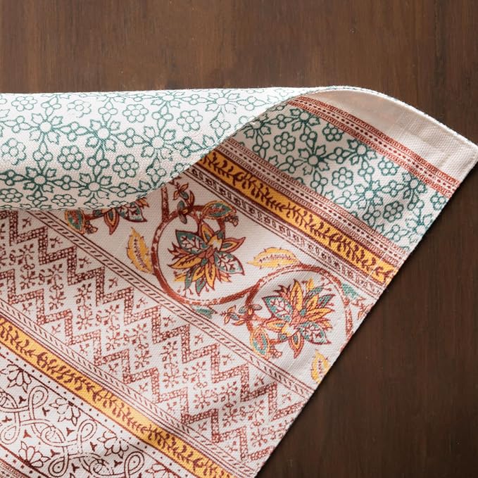 Maison d' Hermine Placemats Set of 4 Reusable 100% Cotton | Cloth Place Mats - Image 8