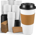 Ginkgo 100 Pack 20 oz Disposable Coffee Cups by HOME