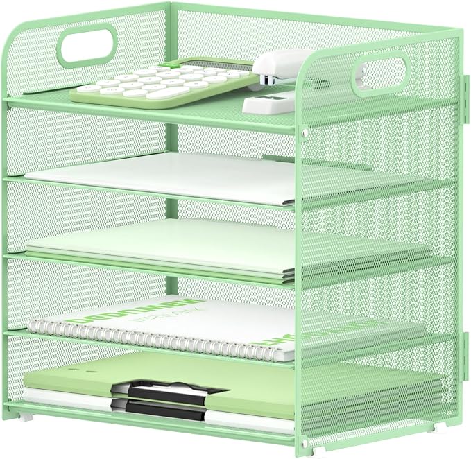 5 Trays Paper Organizer Letter Tray by SUPEASY