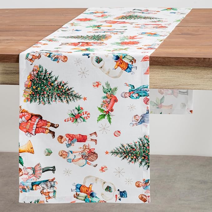 Maison d' Hermine Table Runner 100% Cotton 14.50" x 72" | Table Runners 72 - Image 8