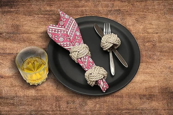 ALPHA Living HOME Napkin Rings Set of 12 - Image 4