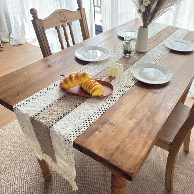 Boho Table Runner for Home Decor - Image 7