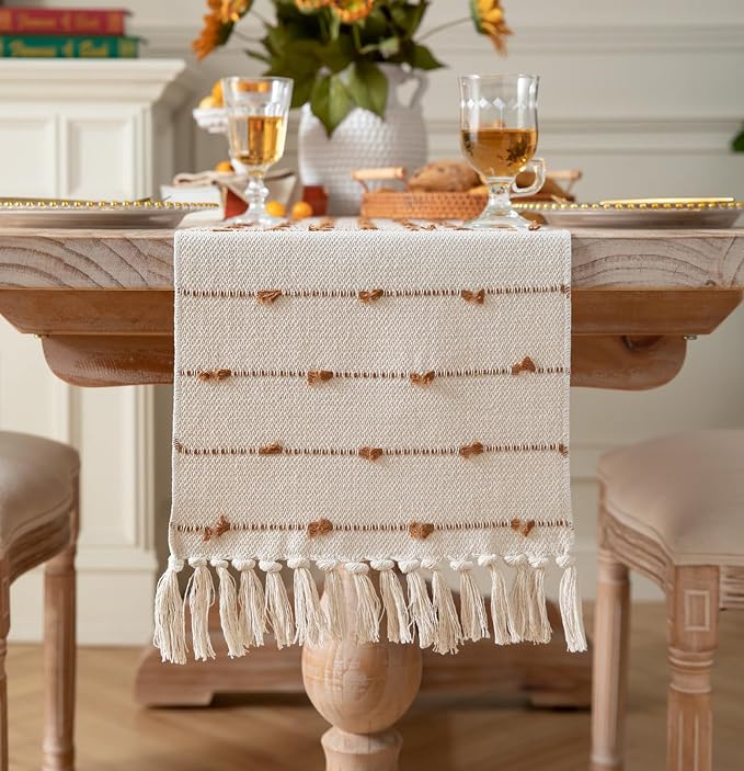 Caflife Boho Table Runner 60 Inchs Long by Caflife