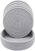 8 Inch Trivets for Hot Dishes, Hot Pots and Pans, Thick Heat Resistant by KITLAB