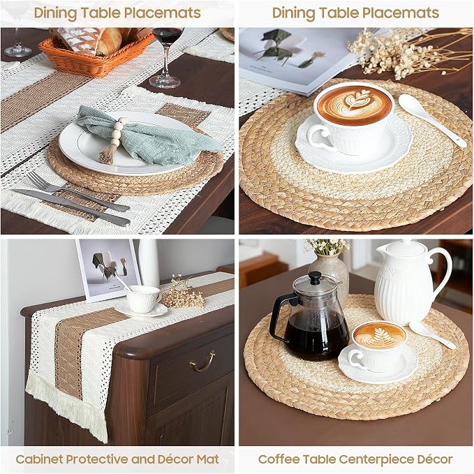 Handmade Boho Placemats Set of 6 - Image 4