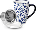 vancasso SELENE Porcelain Tea Mug, 18 oz Porcelain Tea Cup by vancasso