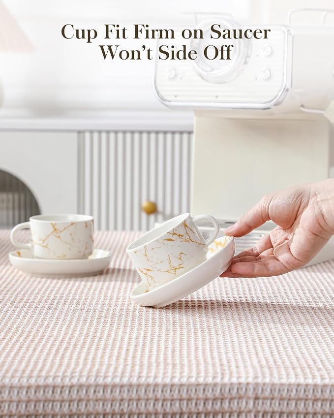 MALACASA 4 OZ Porcelain Espresso Cups - Image 7