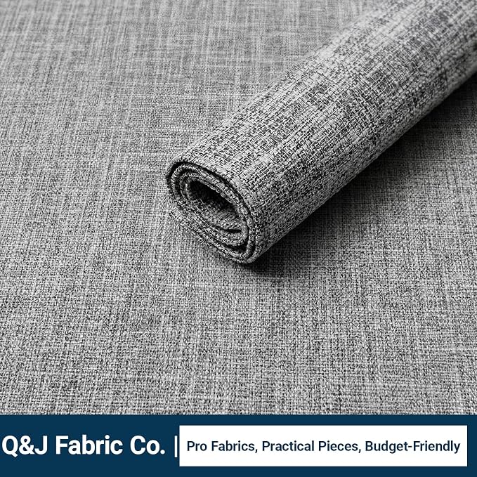 Q&J Fabric Co. Linen-Textured Table Runner 1 Pack 13x72 Inch Charcoal Grey | - Image 8