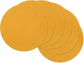 SHACOS 15 inch Round Braided Placemats Set of 6 Non Slip Washable Kitchen Table by SHACOS