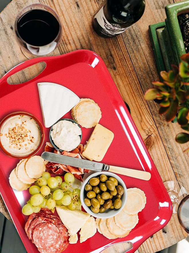 KAQAHIDO Large Melamine Serving Trays - Image 3
