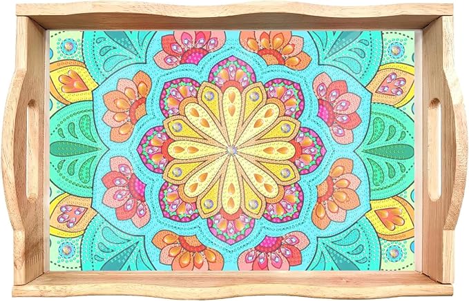 EWJRNSF Diamond Art Kits for Adults Wooden Serving Trays by EWJRNSFDiamondPainting