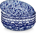 vancasso SELENE 50 oz Large Pasta Bowls Set of 6, Porcelain Serving Bowls by vancasso