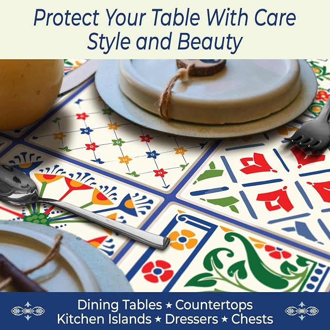 Heat Resistant Table Runner, 53 x 14 Inch - Image 3