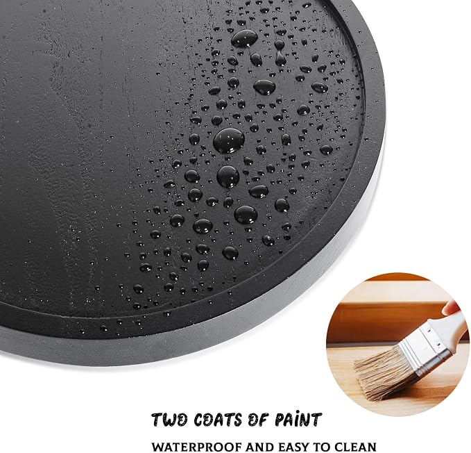 Round Decorative Tray Farmhouse Kitchen Decor Soap Dish, Lightweight, Easy Clean - Image 3