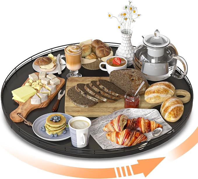 Oroyutor 21-Inch Extra Large Oak Lazy Susan by Oroyutor