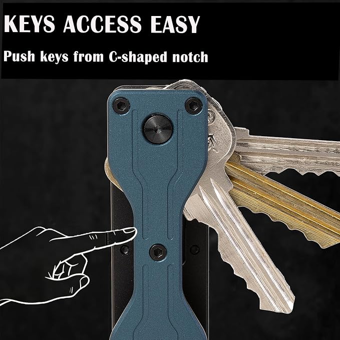 Key Organizer Minimalist Innovative Keyholder Compact Keys Organizer Smart - Image 3