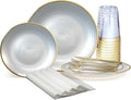 " OCCASIONS " 640pcs set-Wedding Party Disposable Plastic Plate Set -80 x 10'' by OCCASIONSFINESTPLASTICTABLEWARE
