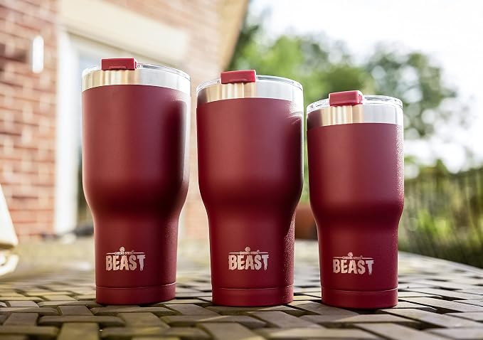 Beast 30 oz Tumbler Stainless Steel Vacuum Insulated Coffee Ice Cup Double Wall - Image 4