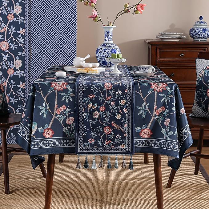 Patdrea Designer Elegant French Velvet Table Runner, Thanksgiving Dining Table - Image 3